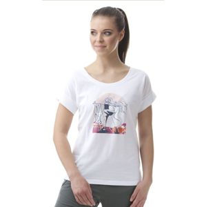 Dámske bavlnené tričko Nordblanc NBSLT5639_BLA 42